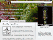 Tablet Screenshot of organicsoiltechnology.com